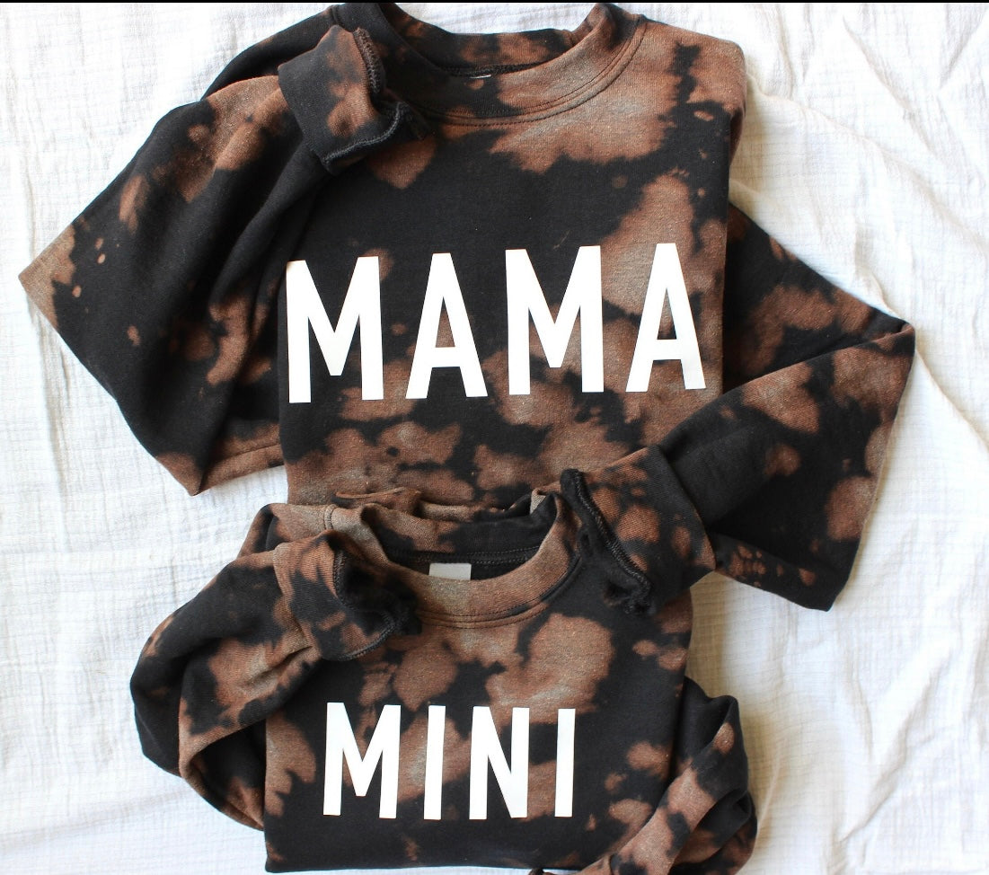 BLEACH DYE MAMA CREW