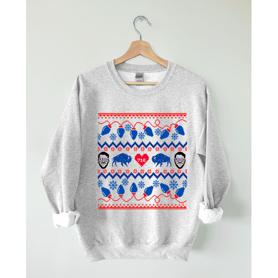 JOSH ALLEN-UGLY BILLSMAS SWEATER