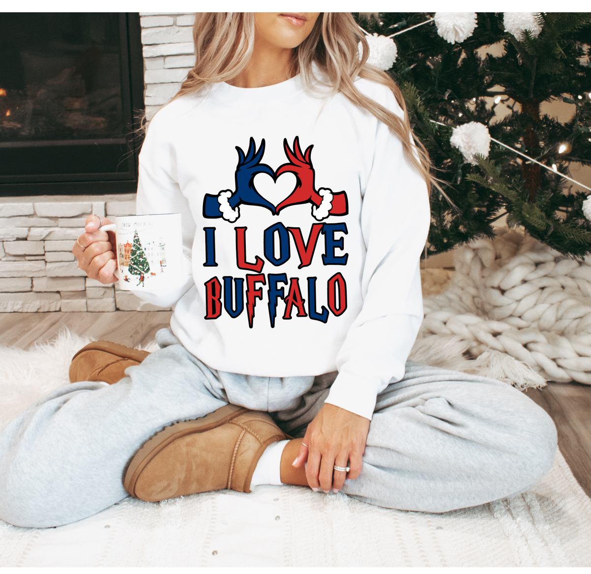I LOVE BUFFALO -Grinch Hands