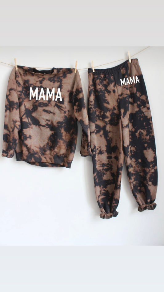 BLEACHED MAMA JOGGER SET