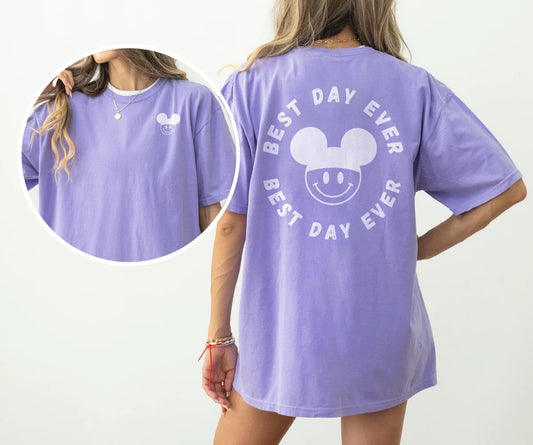 SMILEY BEST DAY EVER TEE