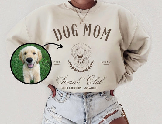 CUSTOM DOG MOM SOCIAL CLUB- Crew