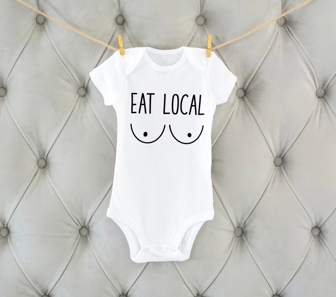 EAT LOCAL -Onesie