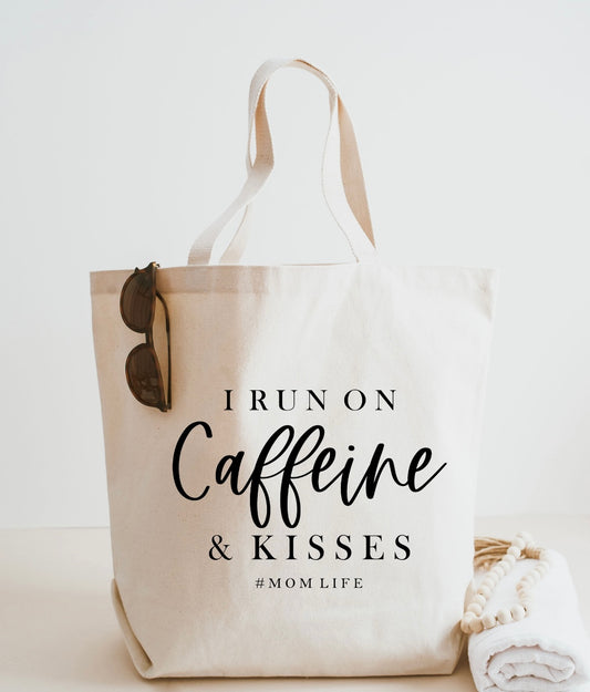 CAFFEINE AND KISSES TOTE