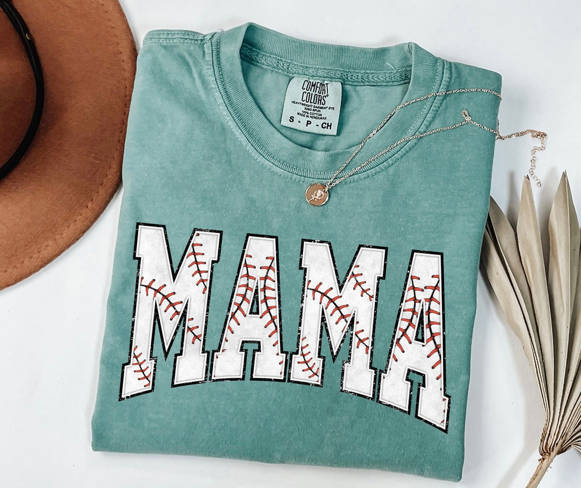 BASEBALL MAMA TEE