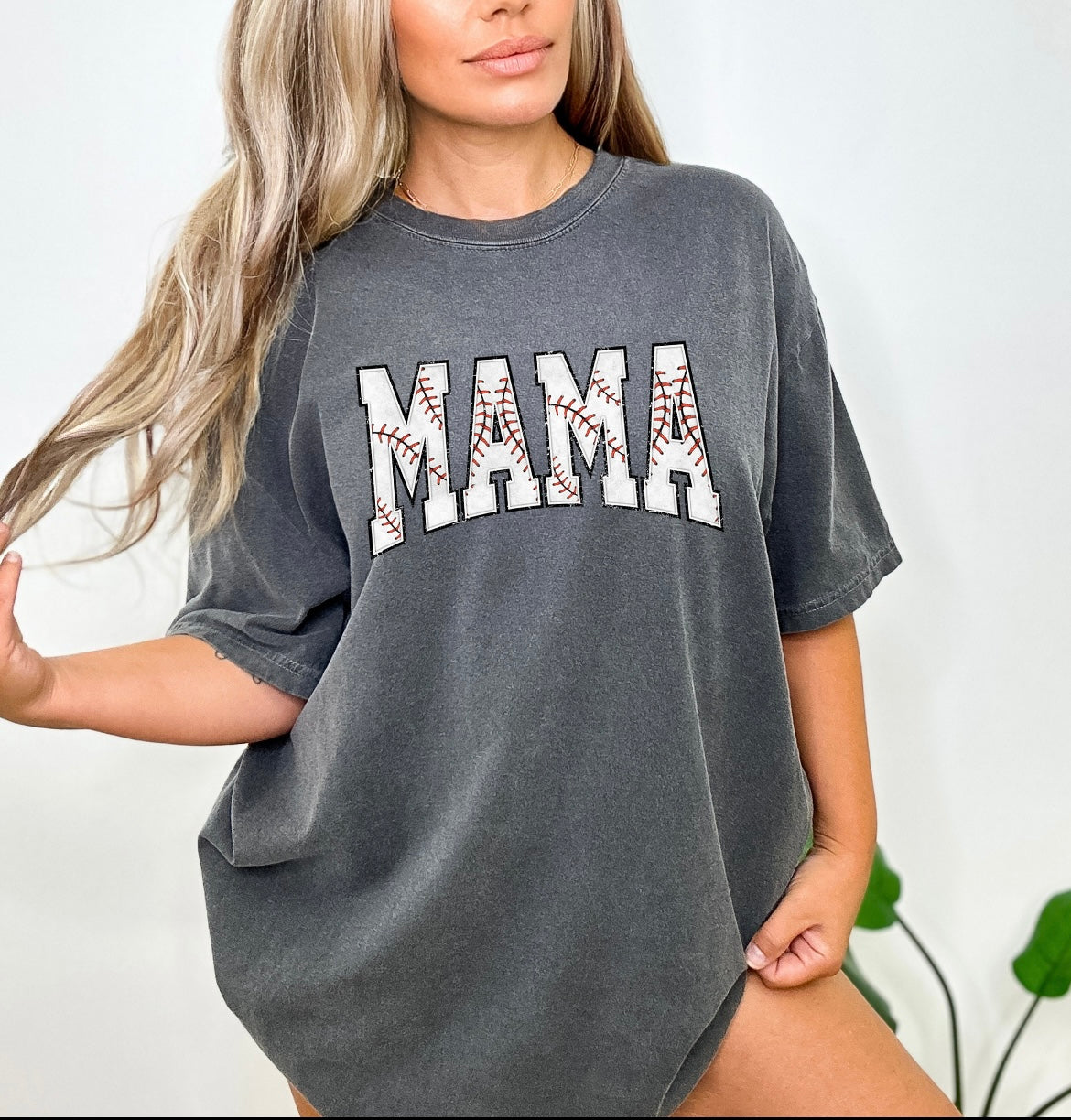 BASEBALL MAMA TEE