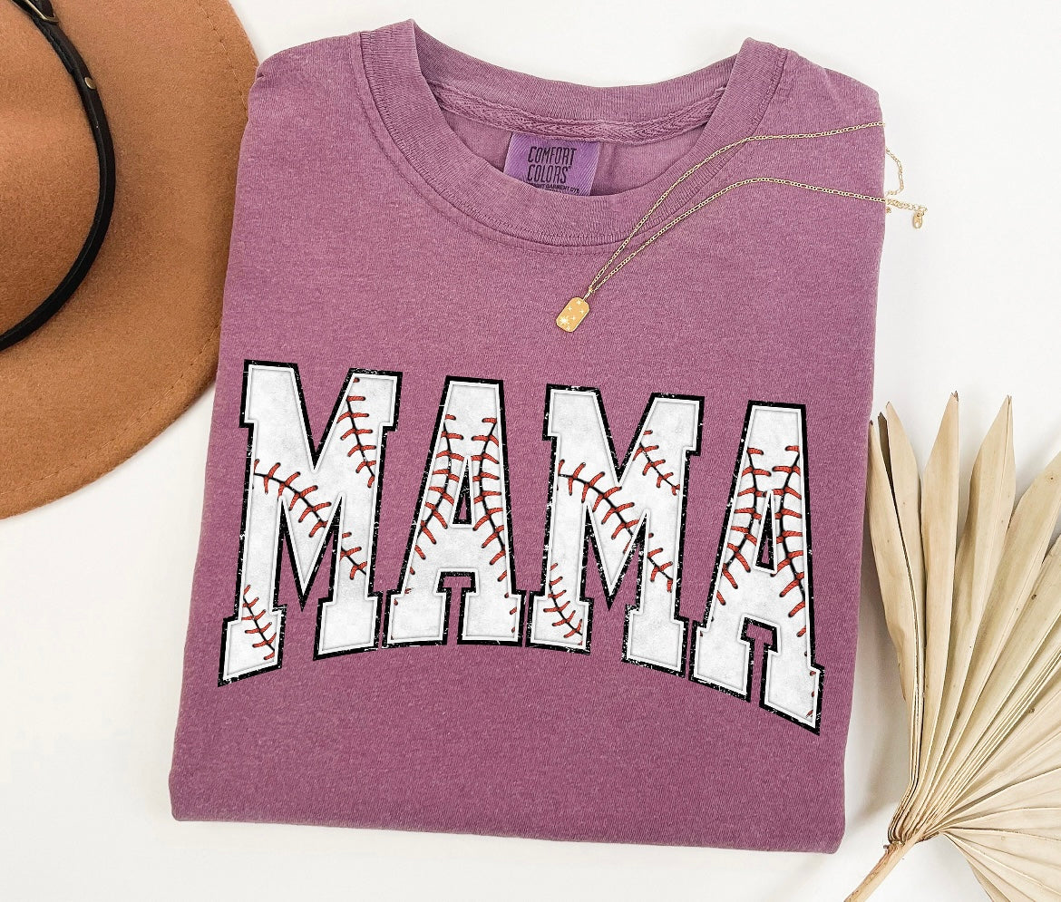 BASEBALL MAMA TEE