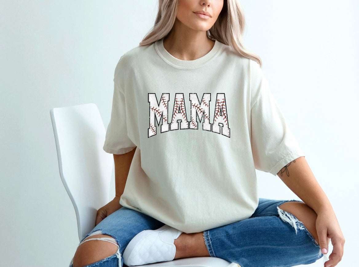 BASEBALL MAMA TEE