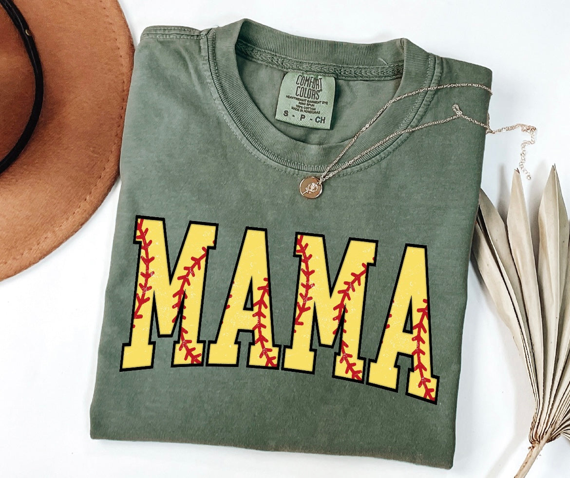 SOFTBALL MAMA -Tee