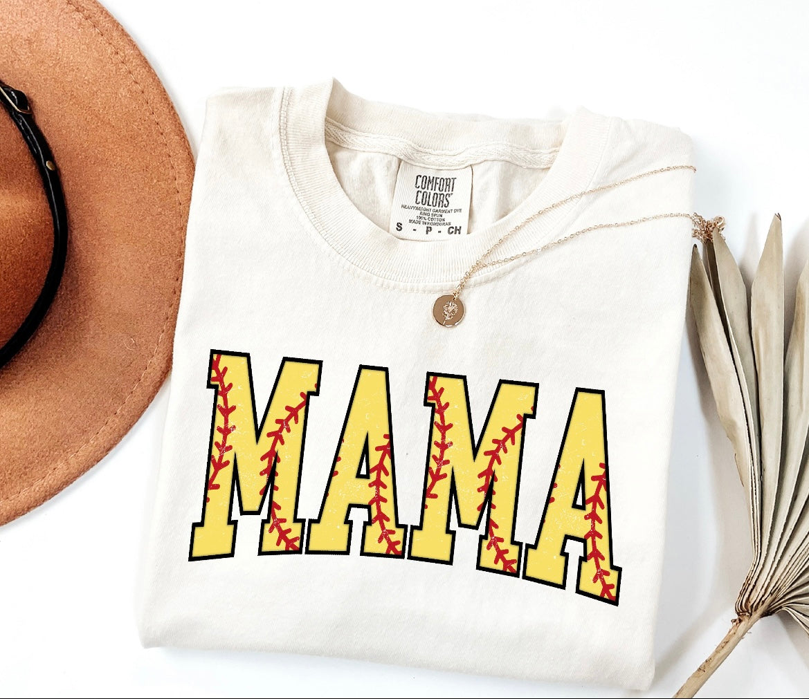 SOFTBALL MAMA -Tee