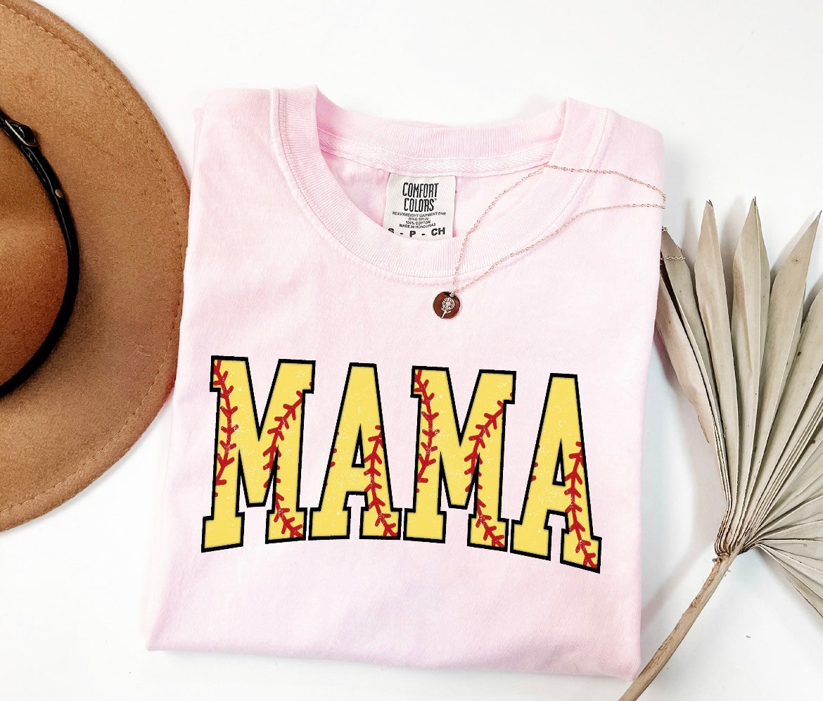 SOFTBALL MAMA -Tee