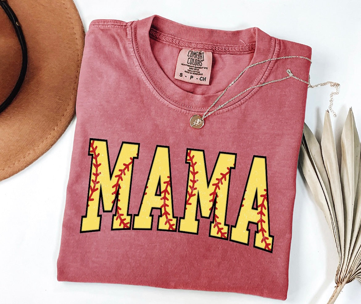 SOFTBALL MAMA -Tee