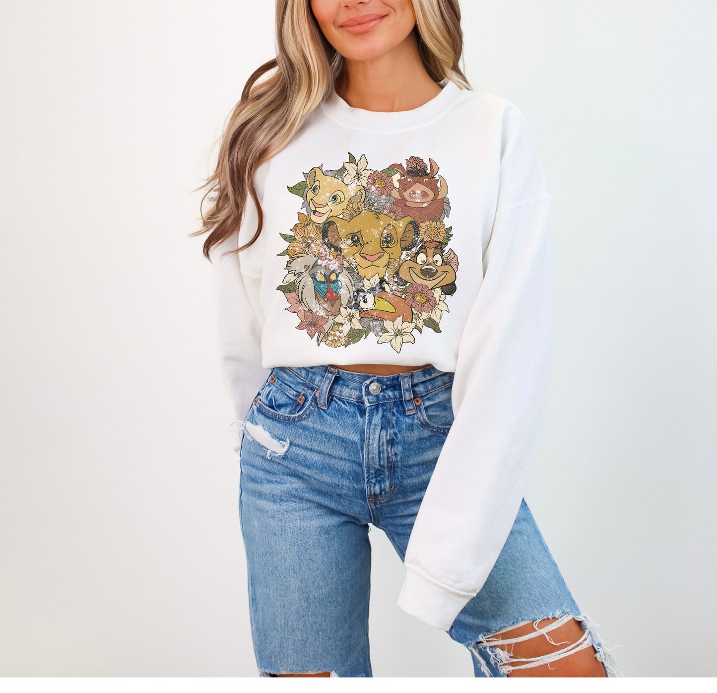 RETRO LION KING-Crewneck