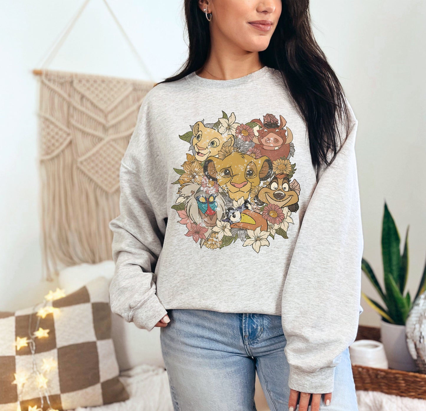 RETRO LION KING-Crewneck