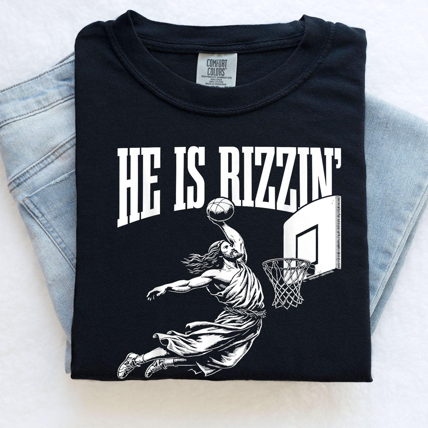 HE IS RIZZIN'