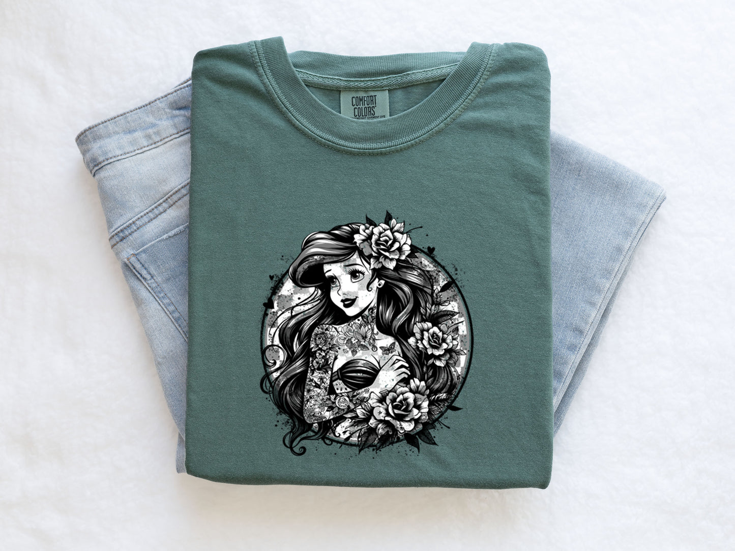 GRUNGE INKED ARIEL TEE