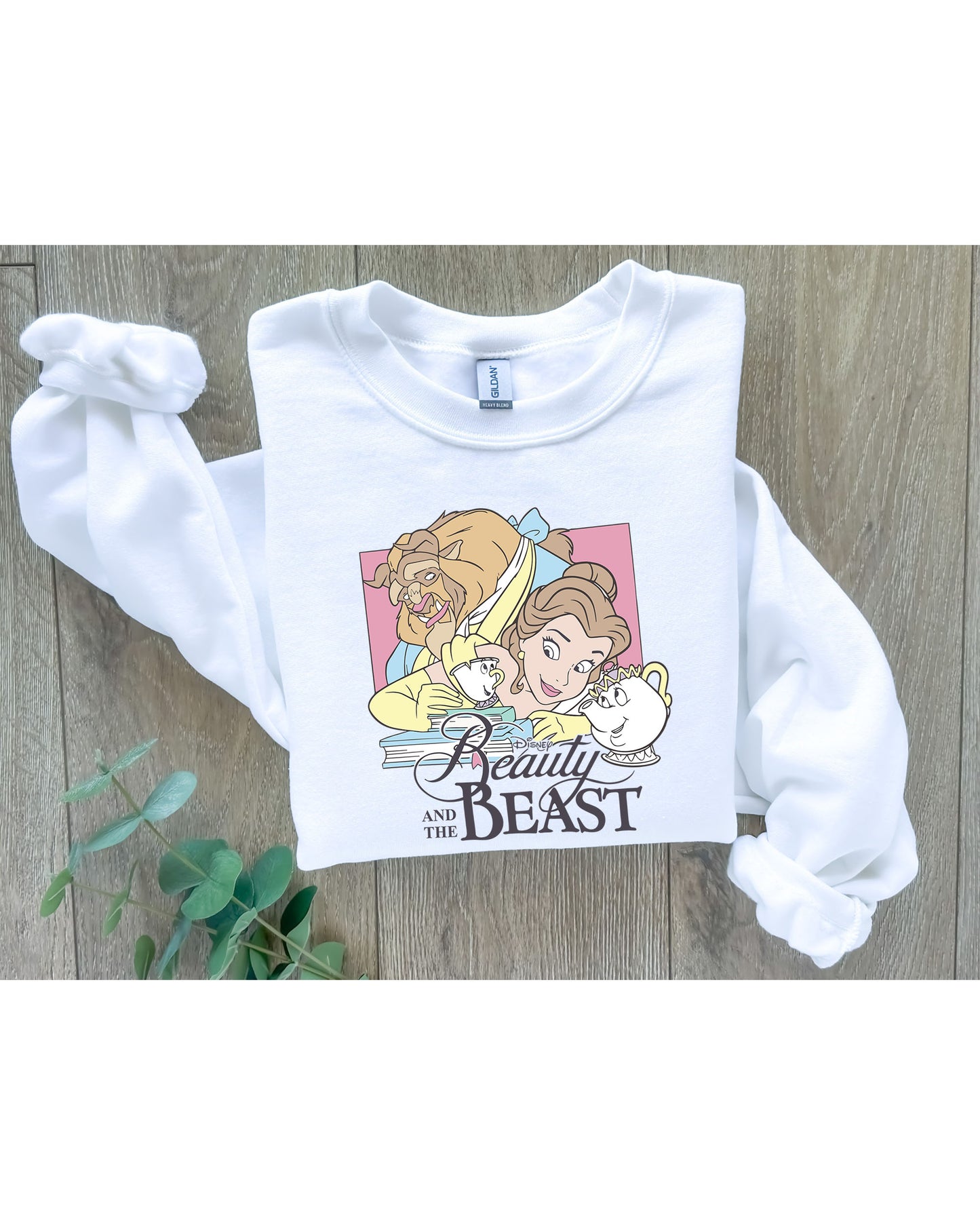 RETRO BEAUTY & THE BEAST-Crewneck