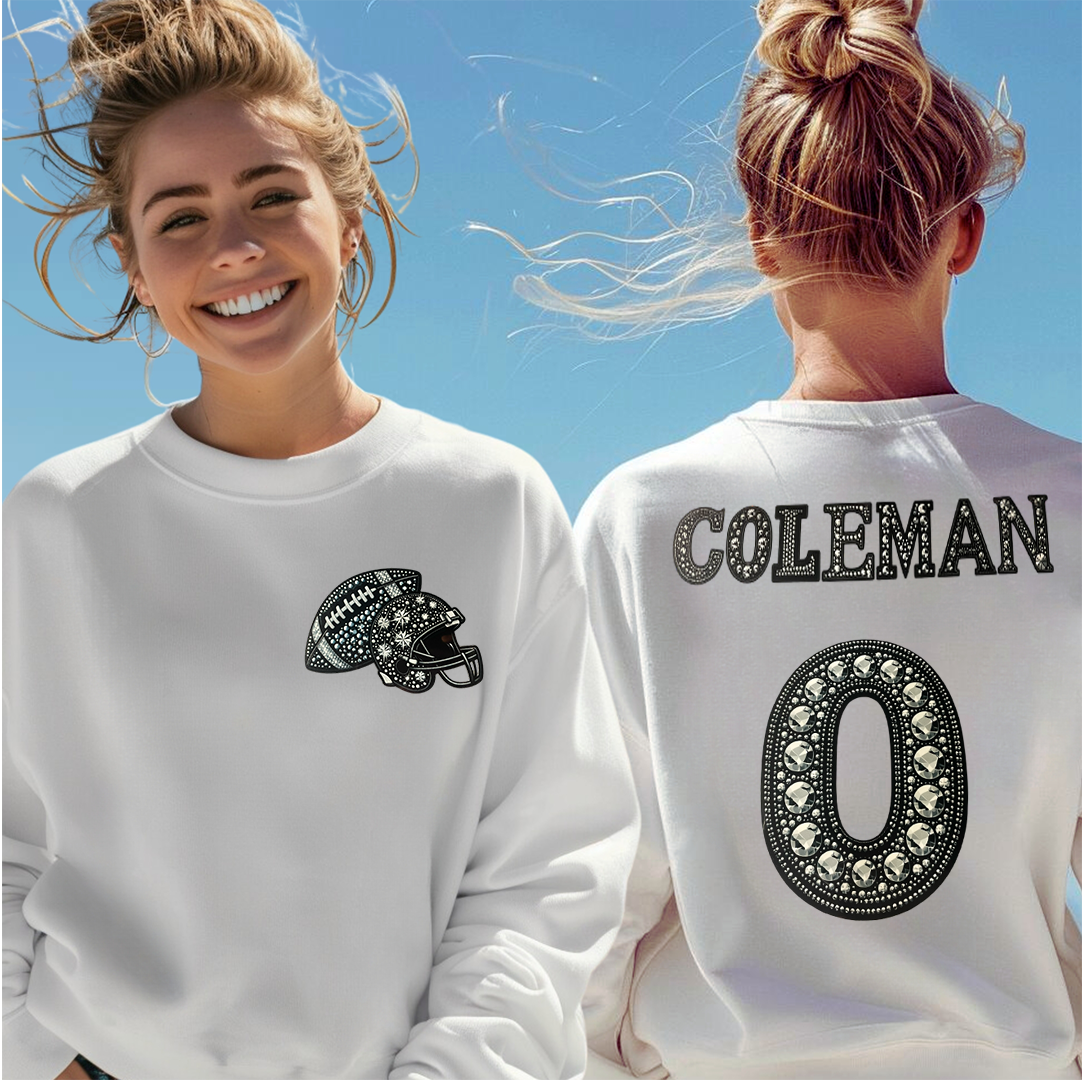 COLEMAN - Faux Gem Crewneck