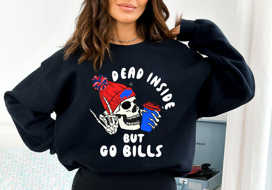 DEAD INSIDE BUT GO BILLS Crew