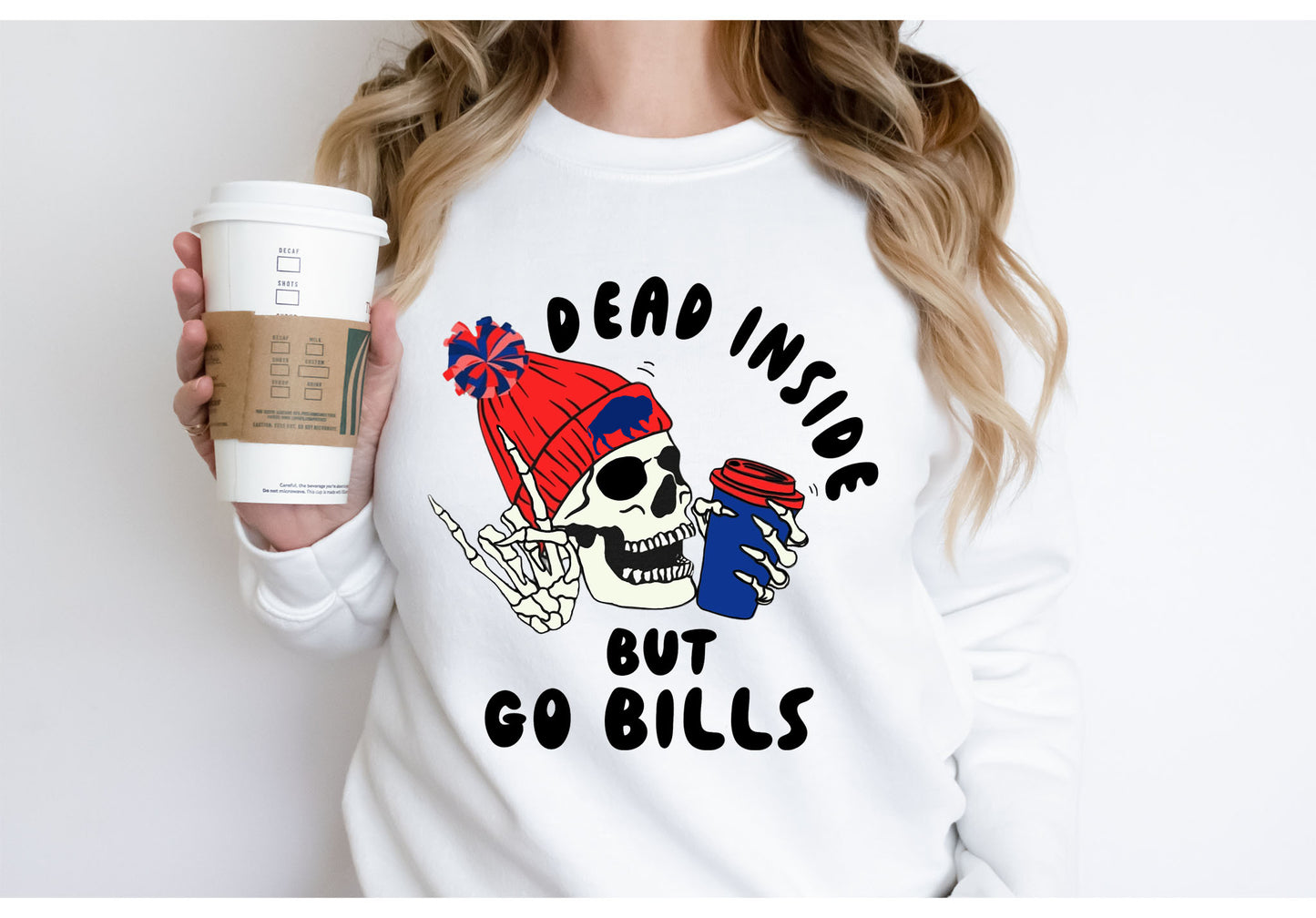 DEAD INSIDE BUT GO BILLS Crew