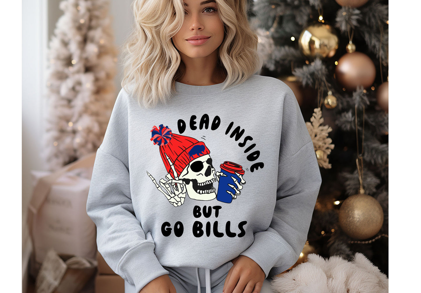 DEAD INSIDE BUT GO BILLS Crew