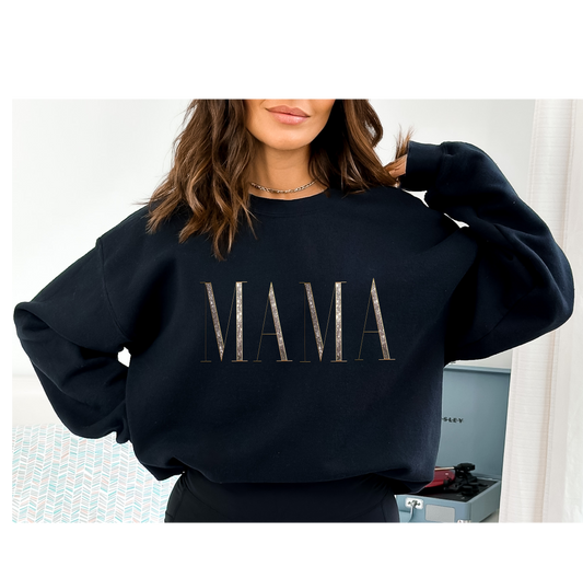 LUXURY MAMA CREW/HOODIE