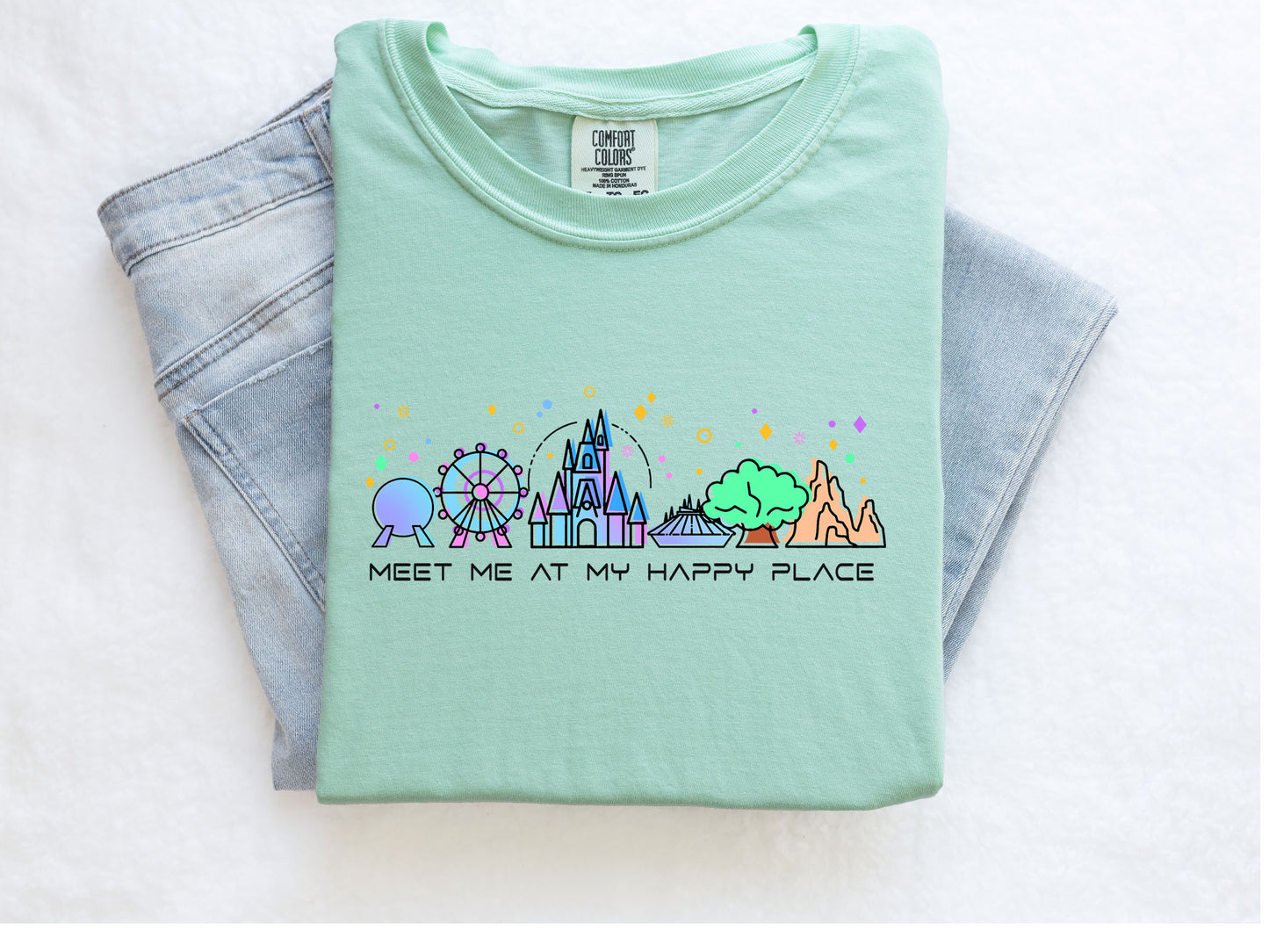 MEET ME AT MY HAPPY PLACE TEE