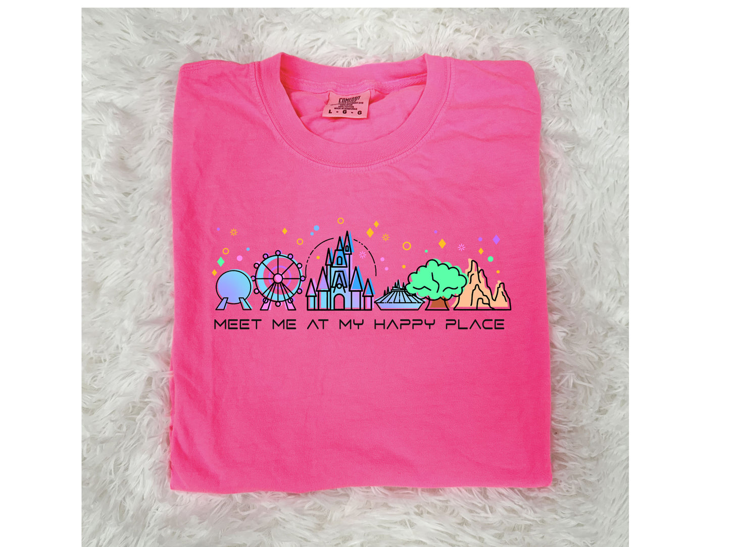 MEET ME AT MY HAPPY PLACE TEE