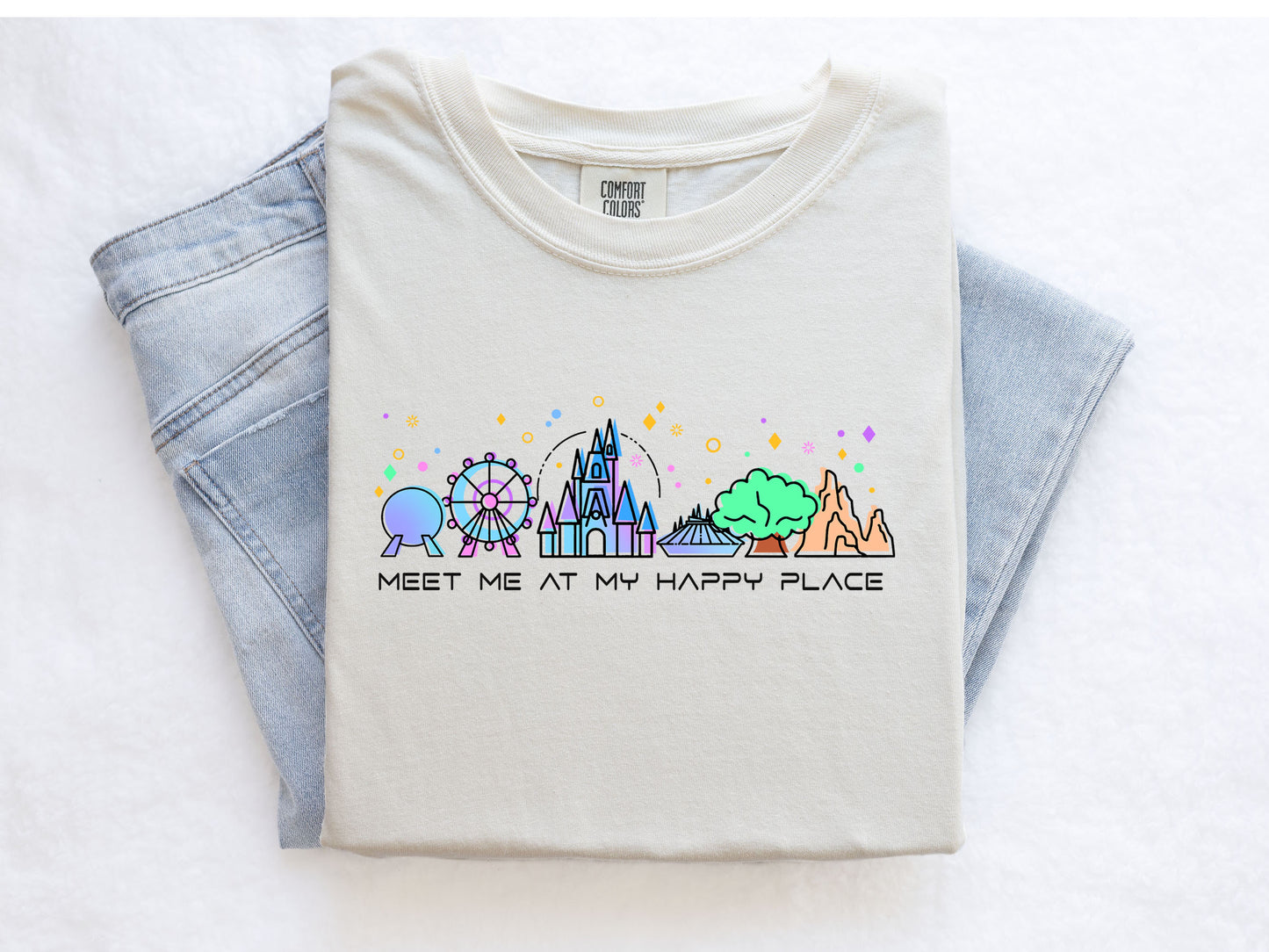 MEET ME AT MY HAPPY PLACE TEE