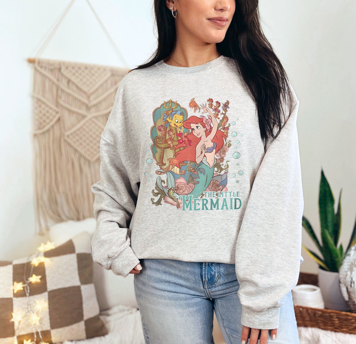 RETRO LITTLE MERMAID -Crewneck