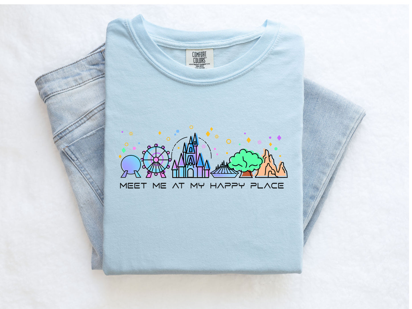 MEET ME AT MY HAPPY PLACE TEE