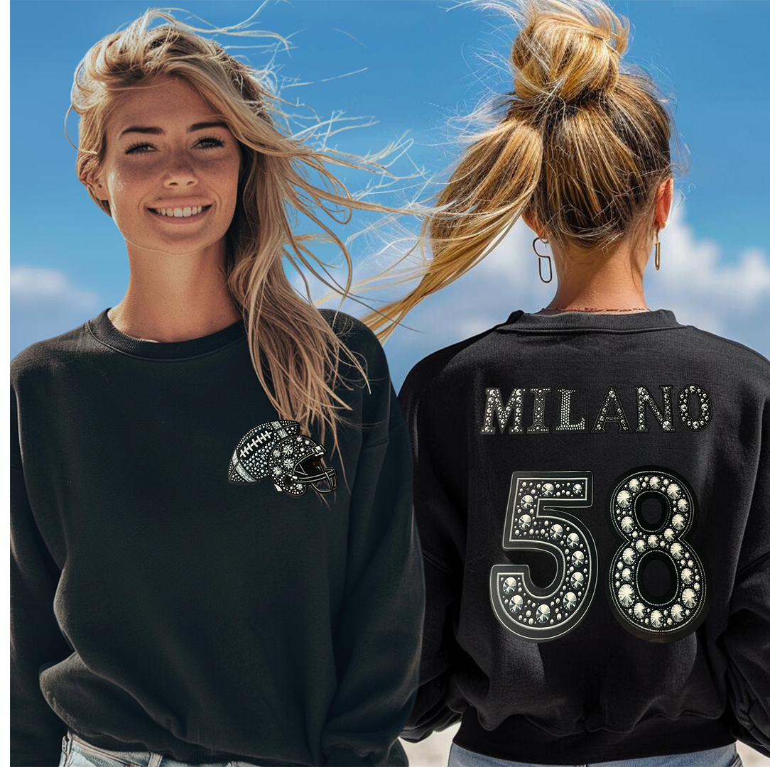 MILANO - Faux Gem Crewneck