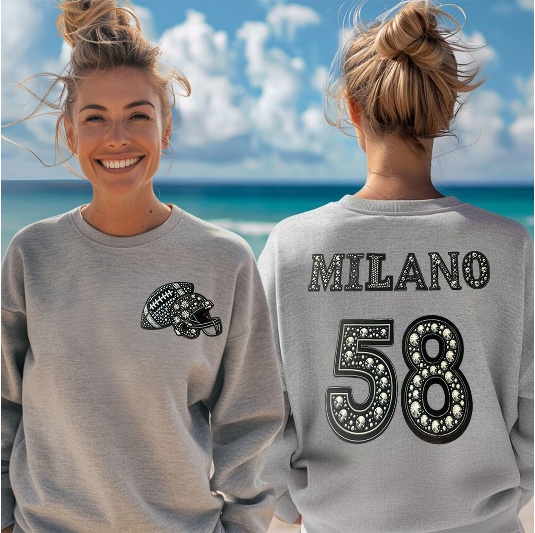 MILANO - Faux Gem Crewneck