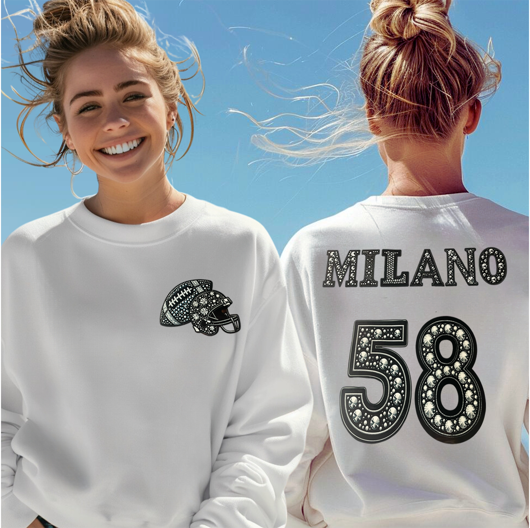 MILANO - Faux Gem Crewneck