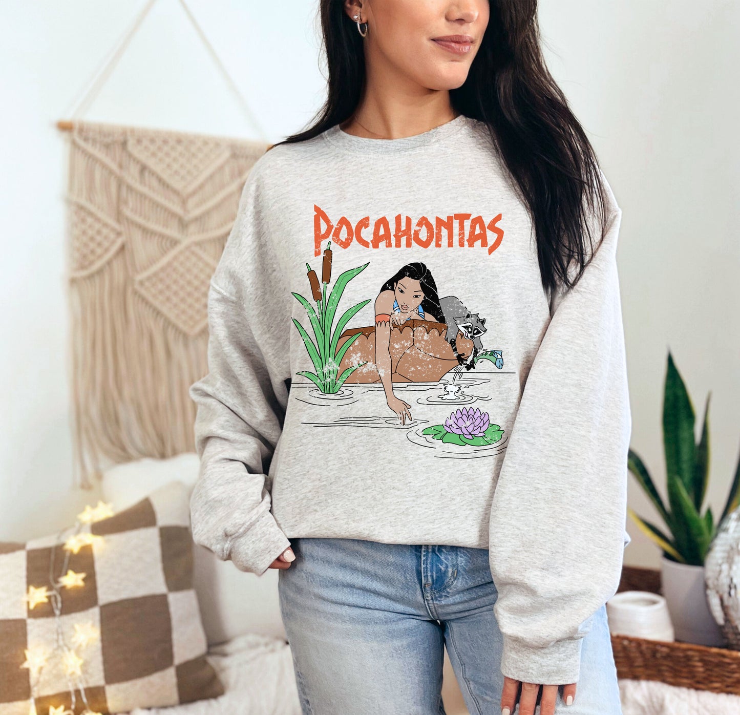 RETRO POCAHONTAS -Crewneck