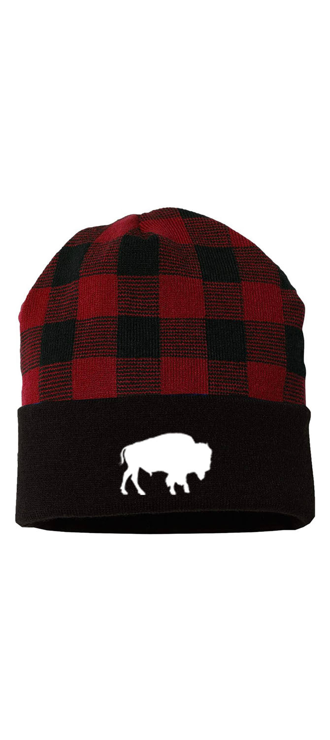 BUFFALO PLAID BEANIES