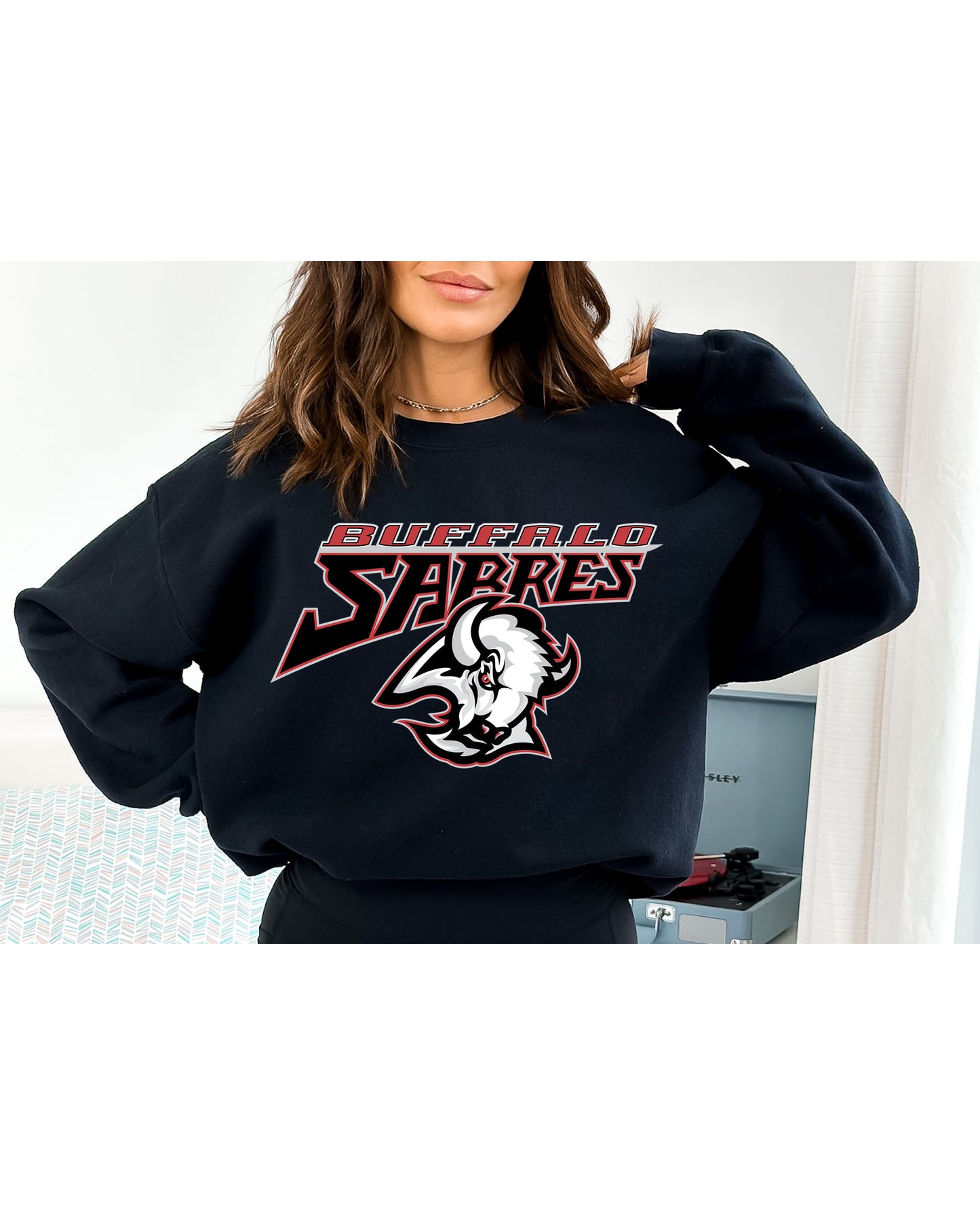 Retro Sabres Crewneck