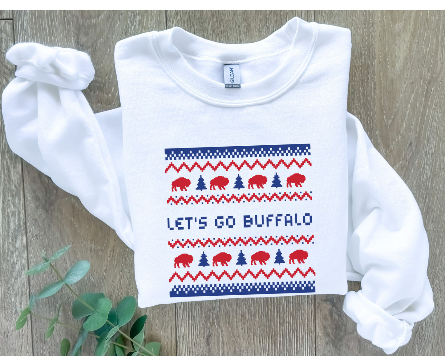 LET'S GO BUFFALO-UGLY SWEATER