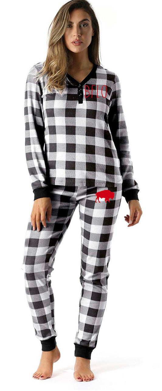 WOMANS THERMAL WAFFLE SET