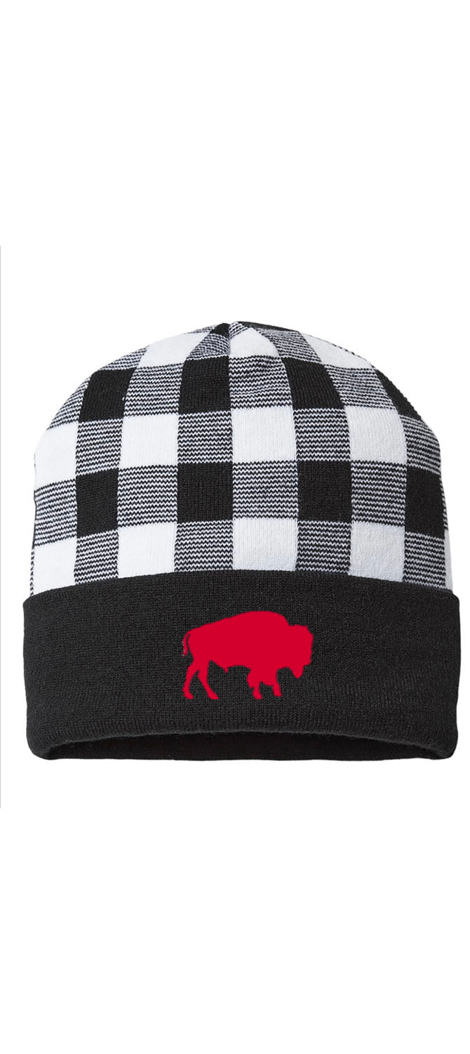 BUFFALO PLAID BEANIES